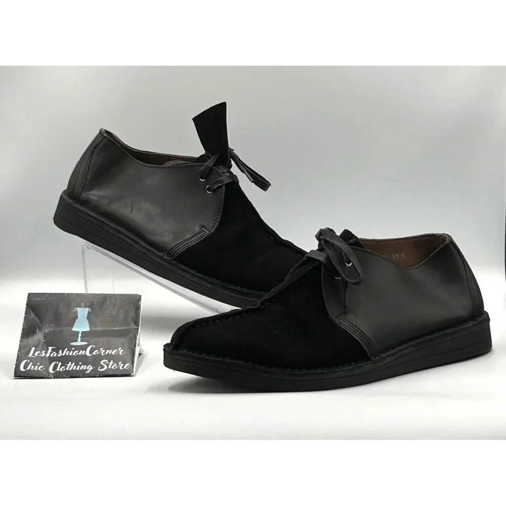 British Walkers Men's Black Suede Leather Kingston Desert Trek Boot Sz 11.5 3035 - Picture 13 of 16